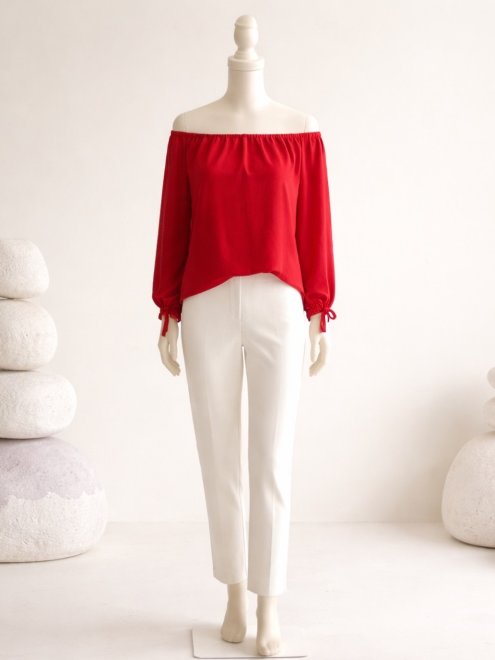 J.Crew Off Shoulder Tie Arm Sleeve